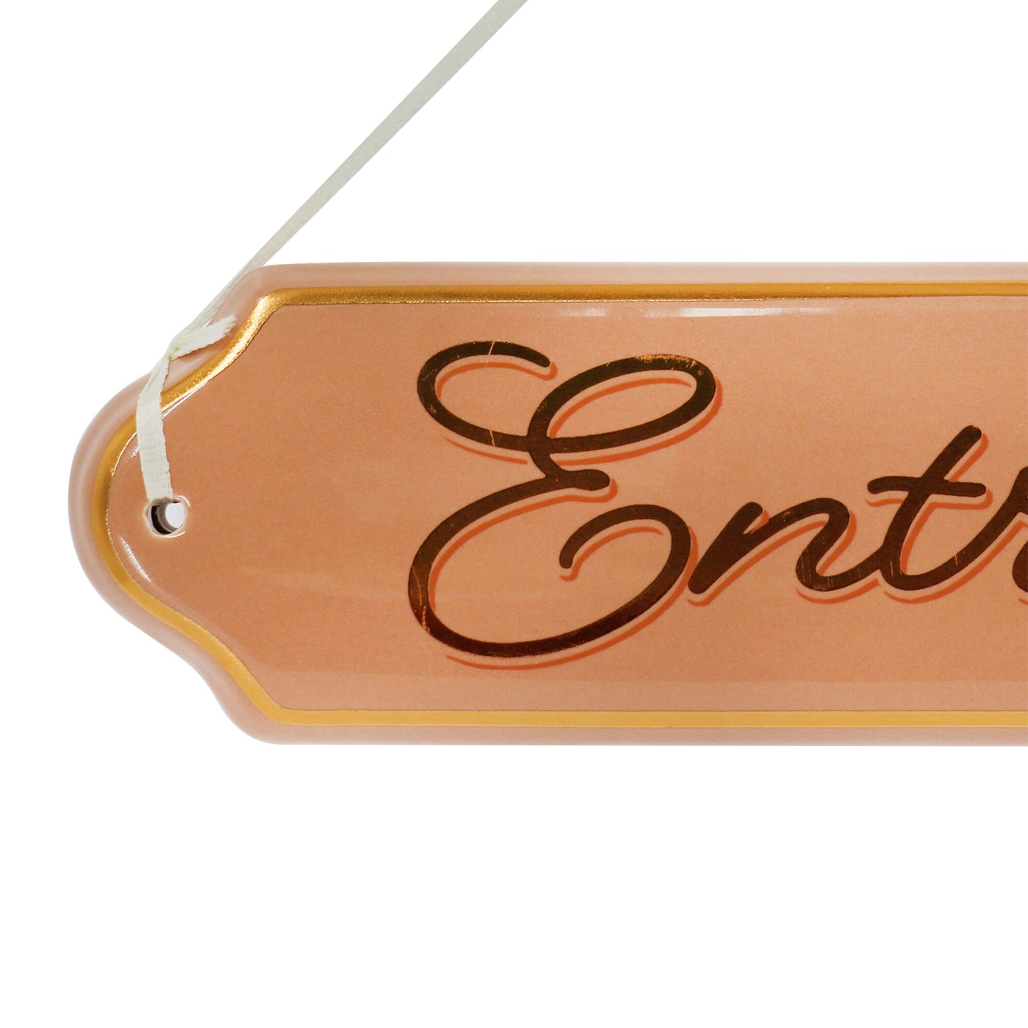 8.5" Entrée Ceramic Wall Décor by Ashland®